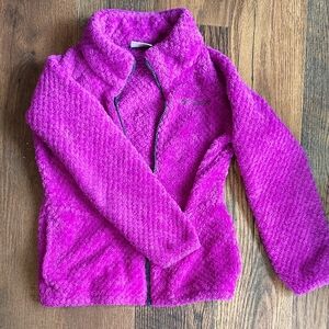 Columbia Girls' Plush Fleece Jacket - Magenta